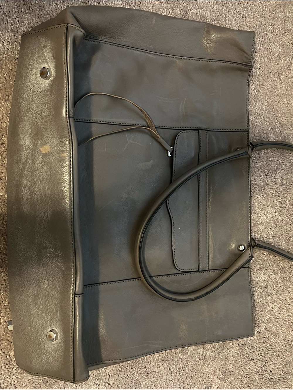 Rebecca Minkoff Black Leather Structured Tote